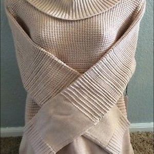 Calvin Klein Cowl Neck Sweater Womens Large New